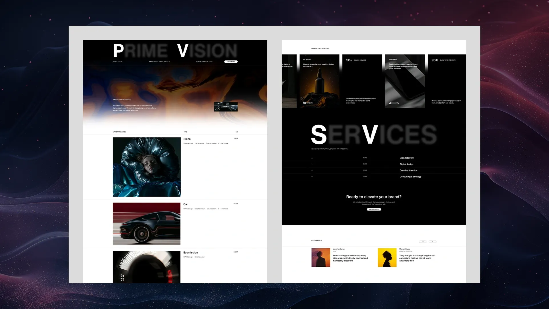 Brandora — Creative Agency Website